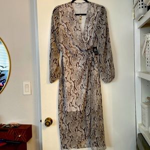 Great Wrap Dress - Express Never worn